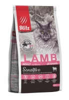 BLITZ ADULT CATS LAMB сухой корм для взрослых кошек с Ягненком_1