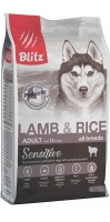 Блитц сухой корм для взрослых собак с ягненком и рисом (BLITZ Lamb and Rice)_1