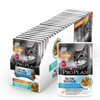 Pro Plan влажный корм для кошек с чувствительной кожей Треска Соус 85 гр_1